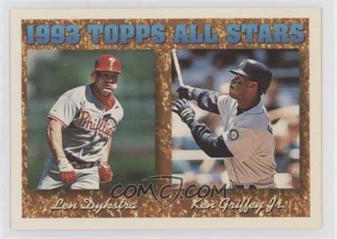 1994 Topps - [Base] #388 - 1993 Topps All Stars - Len Dykstra, Ken Griffey Jr.