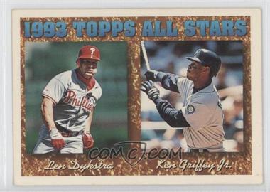 1994 Topps - [Base] #388 - 1993 Topps All Stars - Len Dykstra, Ken Griffey Jr.