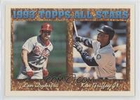 1993 Topps All Stars - Len Dykstra, Ken Griffey Jr.