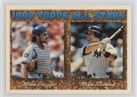 1993 Topps All Stars - Mike Piazza, Mike Stanley [Noted]