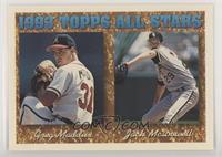 1993 Topps All Stars - Greg Maddux, Jack McDowell