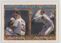 1993 Topps All Stars - Greg Maddux, Jack McDowell