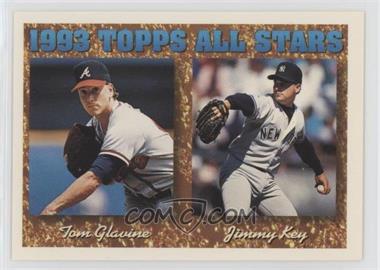 1994 Topps - [Base] #393 - 1993 Topps All Stars - Tom Glavine, Jimmy Key