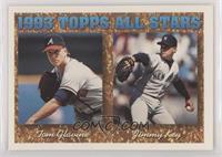 1993 Topps All Stars - Tom Glavine, Jimmy Key