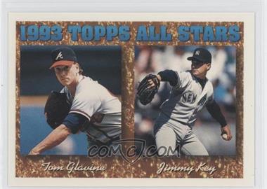 1994 Topps - [Base] #393 - 1993 Topps All Stars - Tom Glavine, Jimmy Key