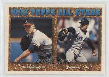 1994 Topps - [Base] #393 - 1993 Topps All Stars - Tom Glavine, Jimmy Key