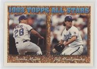 1993 Topps All Stars - Randy Myers, Jeff Montgomery