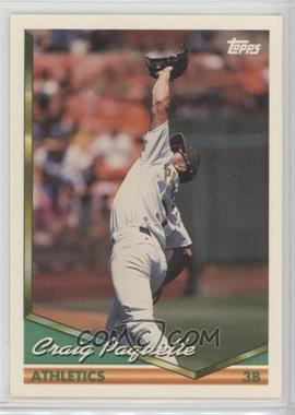 1994 Topps - [Base] #46.1 - Craig Paquette