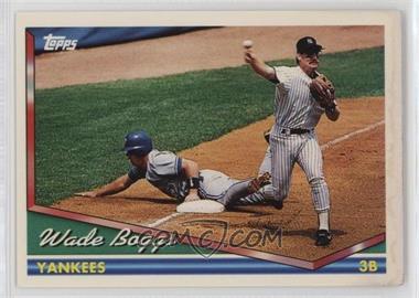 1994 Topps - [Base] #520 - Wade Boggs [EX to NM]