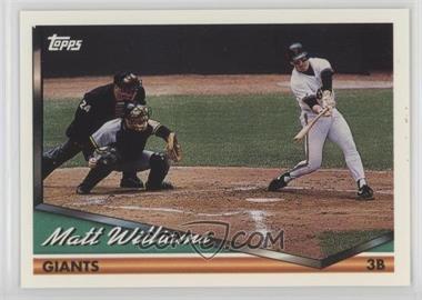 1994 Topps - [Base] #550 - Matt Williams