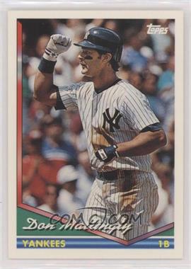 1994 Topps - [Base] #600 - Don Mattingly