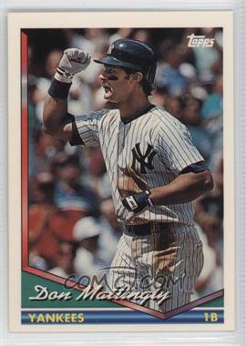 1994 Topps - [Base] #600 - Don Mattingly