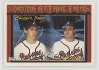 Coming Attractions - Chipper Jones, Ryan Klesko [Poor to Fair]