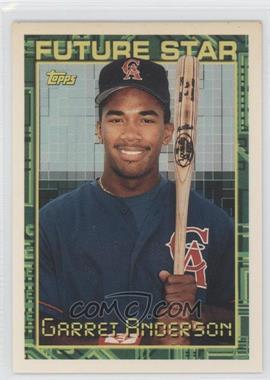 1994 Topps - [Base] #84 - Future Star - Garret Anderson