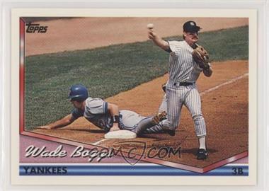 1994 Topps - Pre-Production #390 - Wade Boggs [EX to NM]