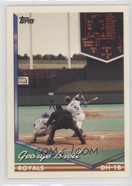 1994 Topps - Pre-Production #397.1 - George Brett (Vertical Layout)