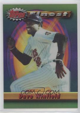 1994 Topps Finest - [Base] - Refractor #215 - Dave Winfield