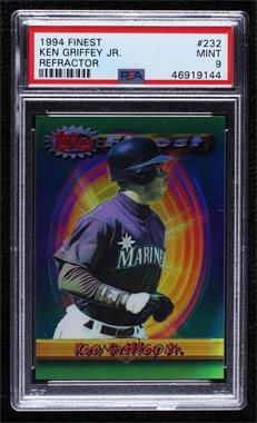 1994 Topps Finest - [Base] - Refractor #232 - Ken Griffey Jr. [PSA 9 MINT]