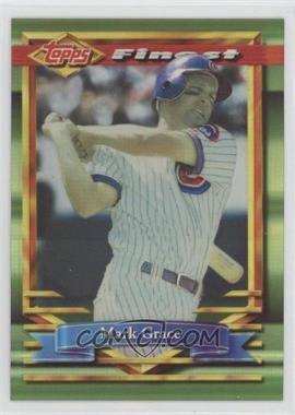 1994 Topps Finest - [Base] - Refractor #390 - Mark Grace