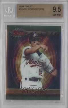 1994 Topps Finest - [Base] #20 - Wil Cordero [BGS 9.5 GEM MINT]