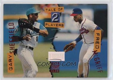 1994 Topps Stadium Club - [Base] - 1st Day Issue #180 - Tale of 2 Players - Gary Sheffield, Fred McGriff