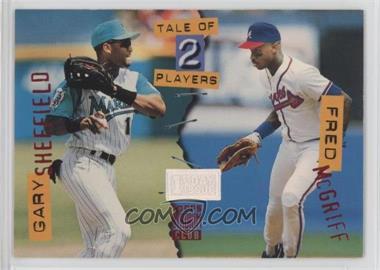 1994 Topps Stadium Club - [Base] - 1st Day Issue #180 - Tale of 2 Players - Gary Sheffield, Fred McGriff