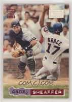 Danny Sheaffer (Mark Grace Sliding) [EX to NM]