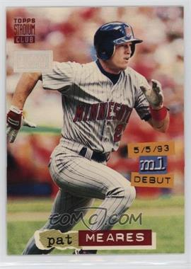 1994 Topps Stadium Club - [Base] - 1st Day Issue #210 - Pat Meares