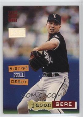 1994 Topps Stadium Club - [Base] - 1st Day Issue #212 - Jason Bere [Noted]