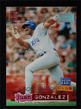 1994 Topps Stadium Club - [Base] - 1st Day Issue #261 - Juan Gonzalez