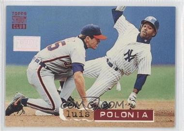 1994 Topps Stadium Club - [Base] - 1st Day Issue #639 - Luis Polonia