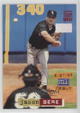 1994 Topps Stadium Club - [Base] - 1st Day Issue #702 - Jason Bere