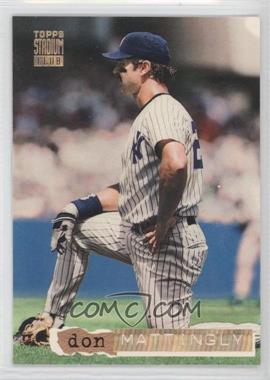 1994 Topps Stadium Club - [Base] - Golden Rainbow #195 - Don Mattingly