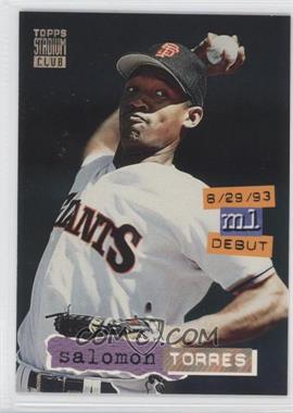 1994 Topps Stadium Club - [Base] - Golden Rainbow #314 - Salomon Torres