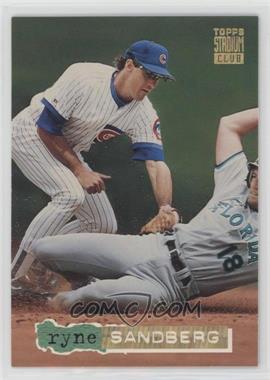 1994 Topps Stadium Club - [Base] - Golden Rainbow #397 - Ryne Sandberg