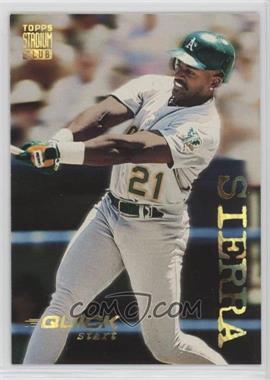 1994 Topps Stadium Club - [Base] - Golden Rainbow #536 - Ruben Sierra