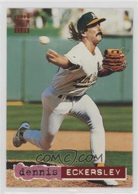 1994 Topps Stadium Club - [Base] - Pre-Production Samples #125 - Dennis Eckersley