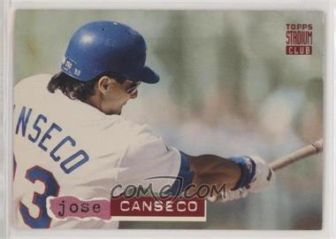 1994 Topps Stadium Club - [Base] #171 - Jose Canseco [EX to NM]