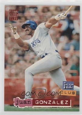 1994 Topps Stadium Club - [Base] #261 - Juan Gonzalez