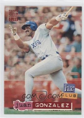 1994 Topps Stadium Club - [Base] #261 - Juan Gonzalez