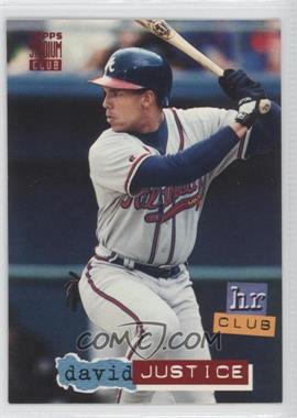 1994 Topps Stadium Club - [Base] #263 - David Justice