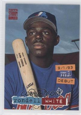 1994 Topps Stadium Club - [Base] #435 - Rondell White