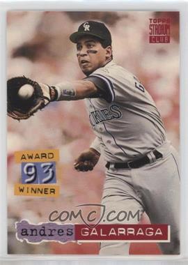 1994 Topps Stadium Club - [Base] #454 - Andres Galarraga