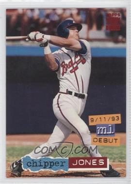 1994 Topps Stadium Club - [Base] #638 - Chipper Jones