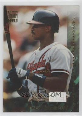 1994 Topps Team Stadium Club - [Base] - 1st Day Issue #47 - Fred McGriff