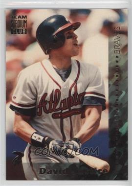 1994 Topps Team Stadium Club - [Base] #49 - David Justice