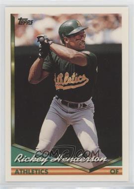 1994 Topps Traded - Box Set [Base] #65T - Rickey Henderson