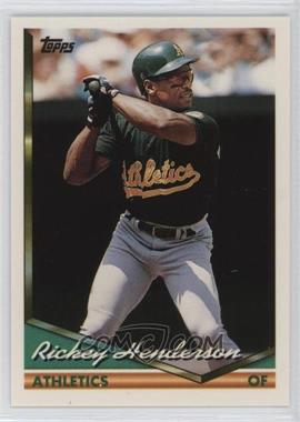 1994 Topps Traded - Box Set [Base] #65T - Rickey Henderson