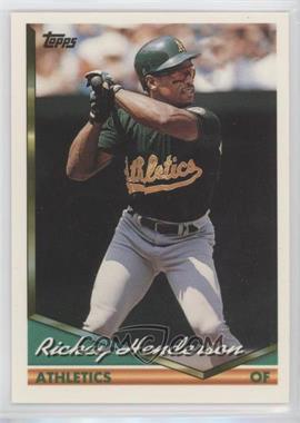 1994 Topps Traded - Box Set [Base] #65T - Rickey Henderson