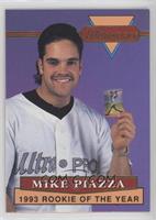 Mike Piazza (Portrait; Holding One Card)